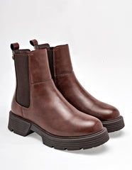 Botín casual  para Mujer CIARA color café  en Moramora