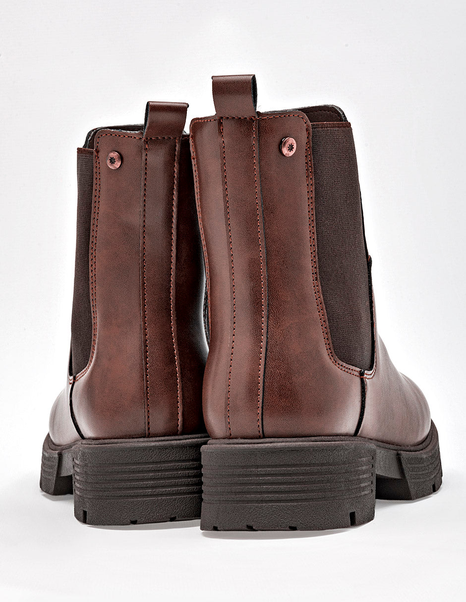 Botín casual  para Mujer CIARA color café  en Moramora