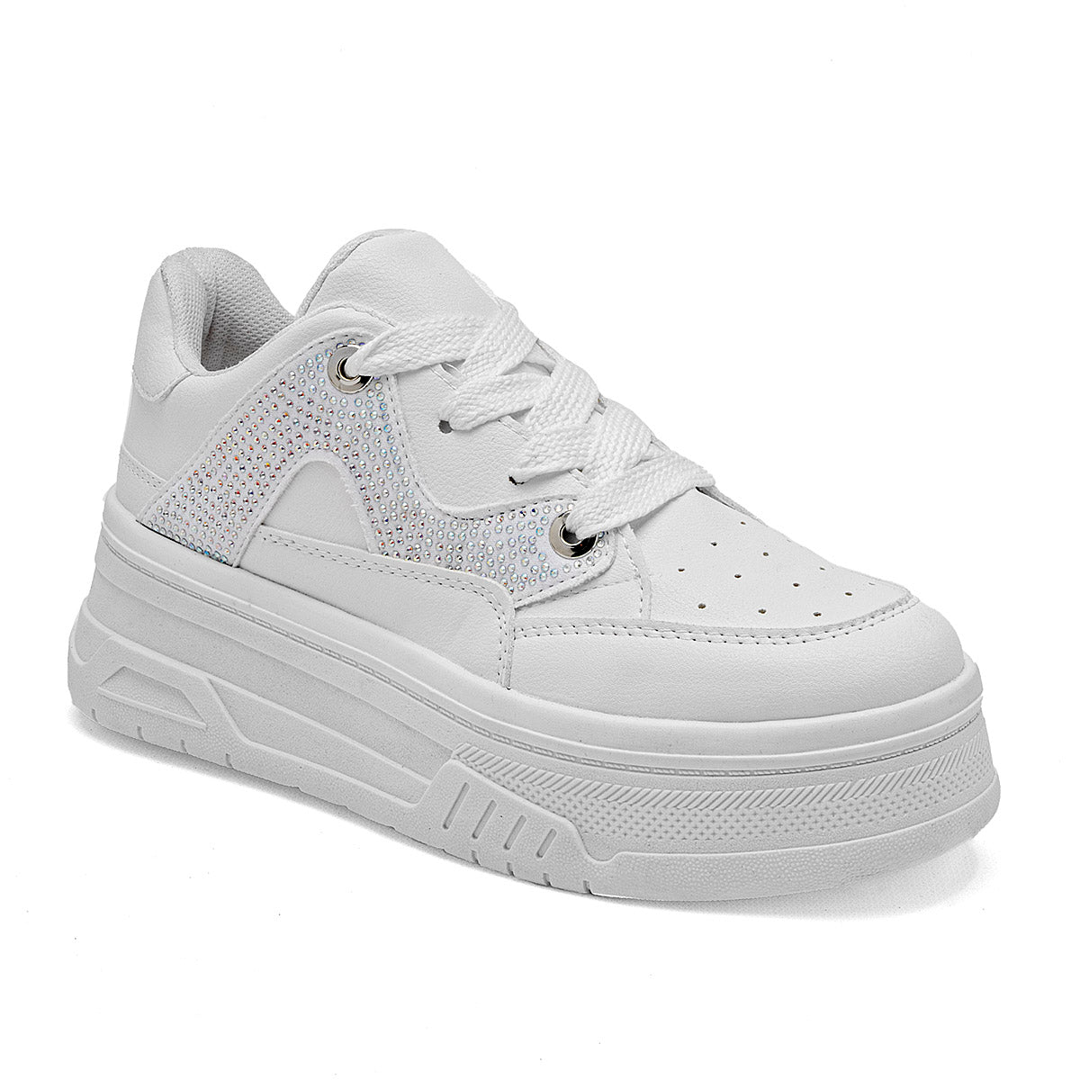 Tenis urbanos para Mujer Moramora NELIDA color blanco