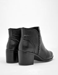Botín de piel  para Mujer   cod. 137932