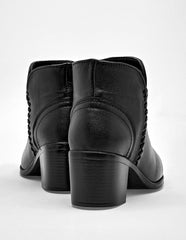 Botín de piel  para Mujer   cod. 137932