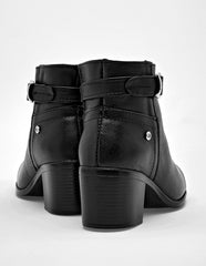 Botín de piel  para Mujer   cod. 137933