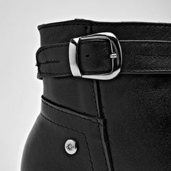 Botín de piel  para Mujer  marca Moramora Negro cod. 137933