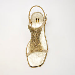 Sandalias  para Mujer  marca Moramora Oro cod. 137959