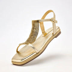 Sandalias  para Mujer  marca Moramora Oro cod. 137959