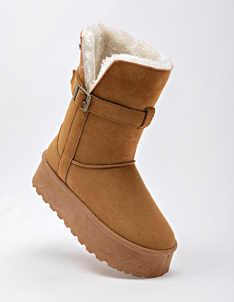 Moramora Bota con peluche para mujer