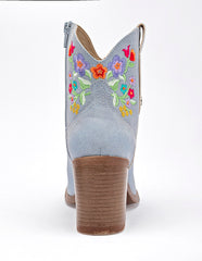 Botín Tacón para Mujer Azul CORAL en Moramora