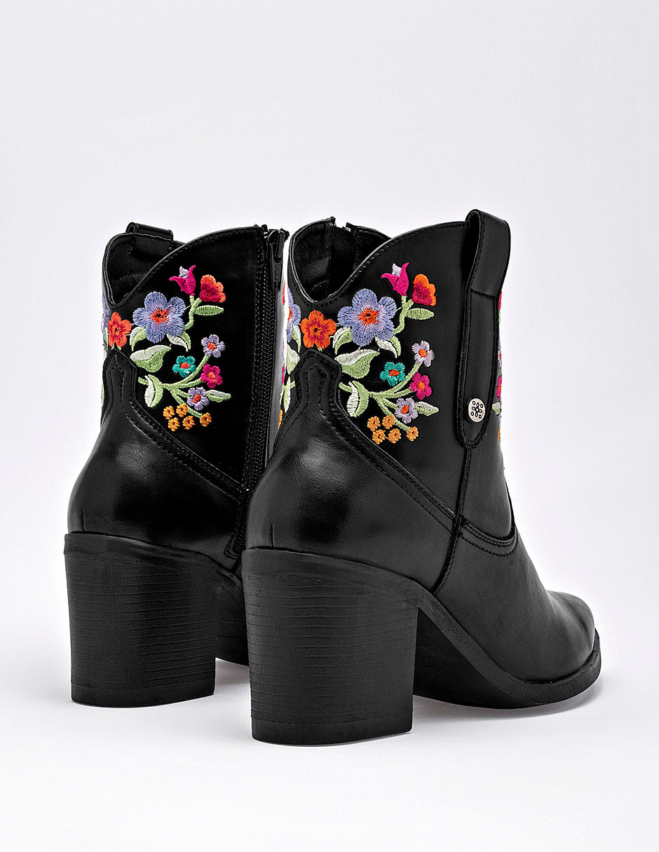 Botín Tacón para Mujer  Negro CORAL en Moramora
