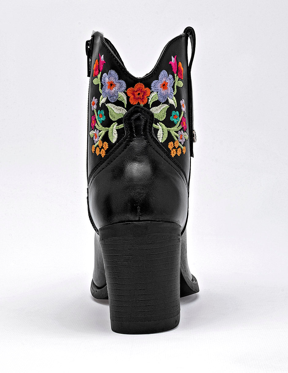 Botín Tacón para Mujer  Negro CORAL en Moramora