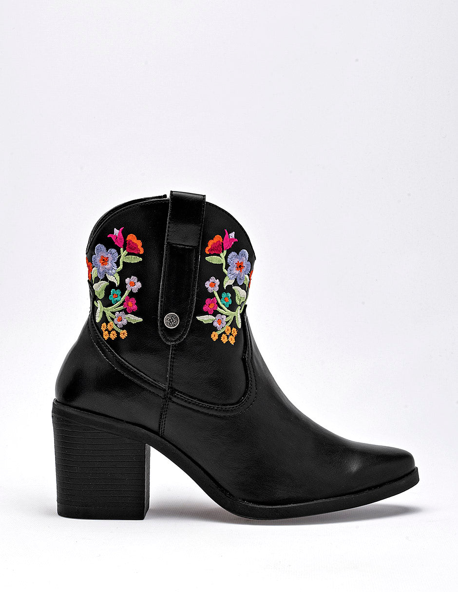 Botín Tacón para Mujer  Negro CORAL en Moramora