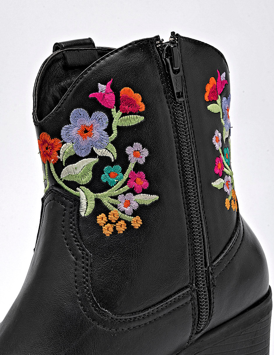 Botín Tacón para Mujer  Negro CORAL en Moramora