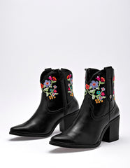 Botín Tacón para Mujer  Negro CORAL en Moramora