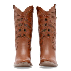 Bota Tacón para Mujer  Camel cod. TABITA