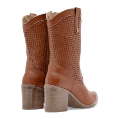 Bota Tacón para Mujer  Camel cod. TABITA
