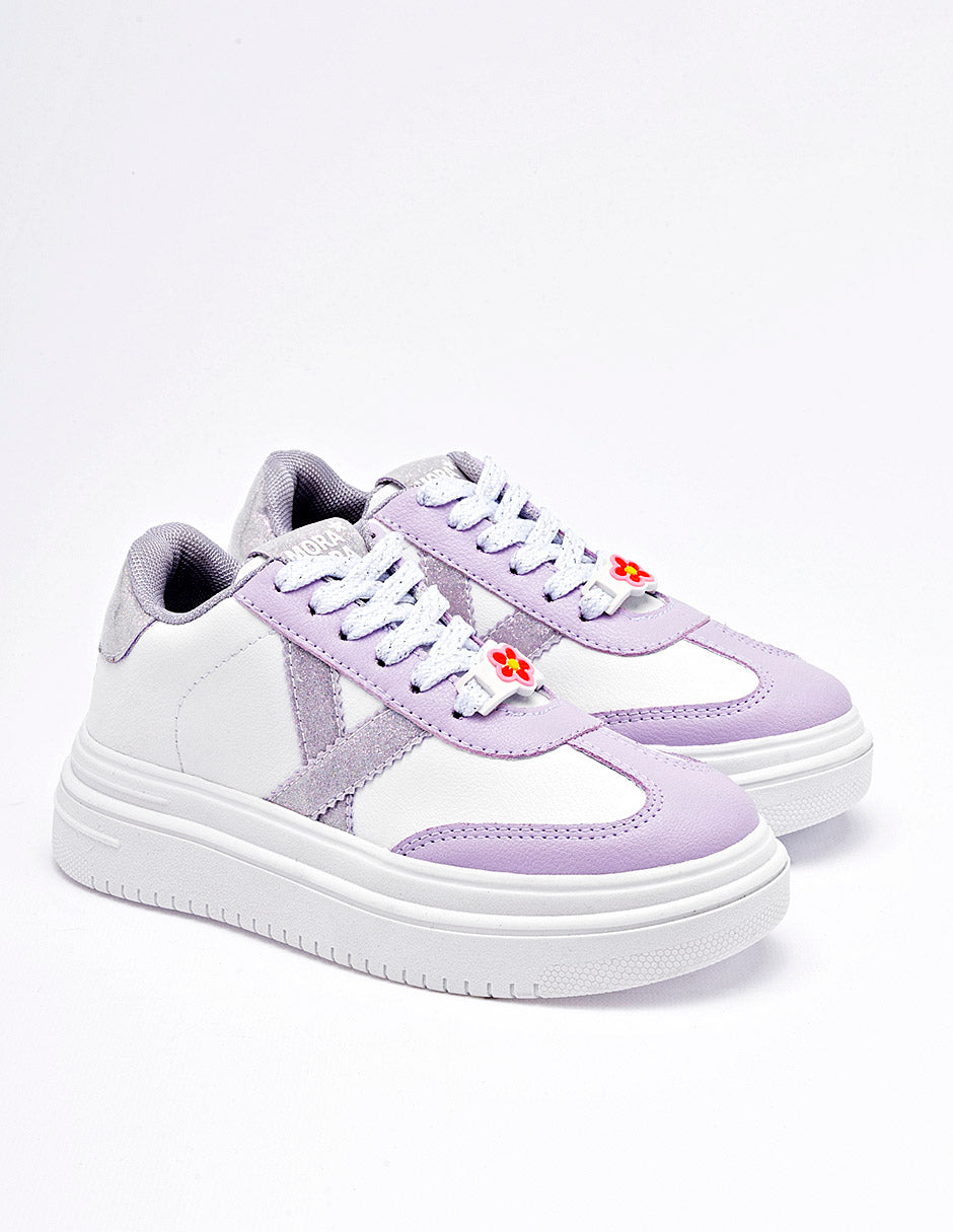 Tenis para Niña Blanco Camile en Moramora