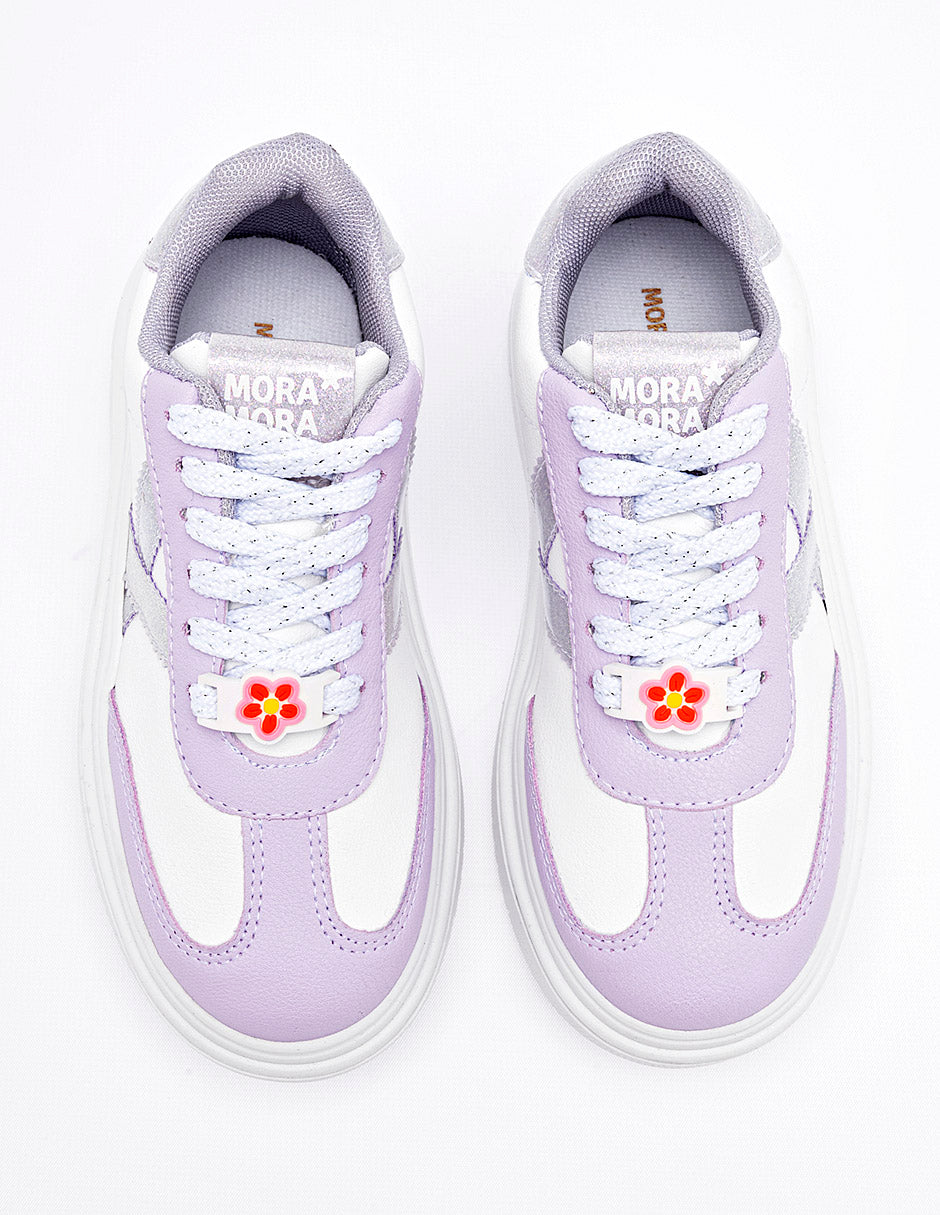Tenis para Niña Blanco Camile en Moramora
