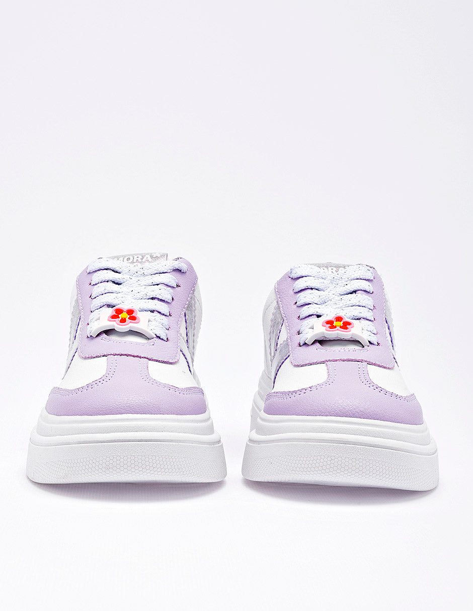Tenis para Niña Blanco Camile en Moramora