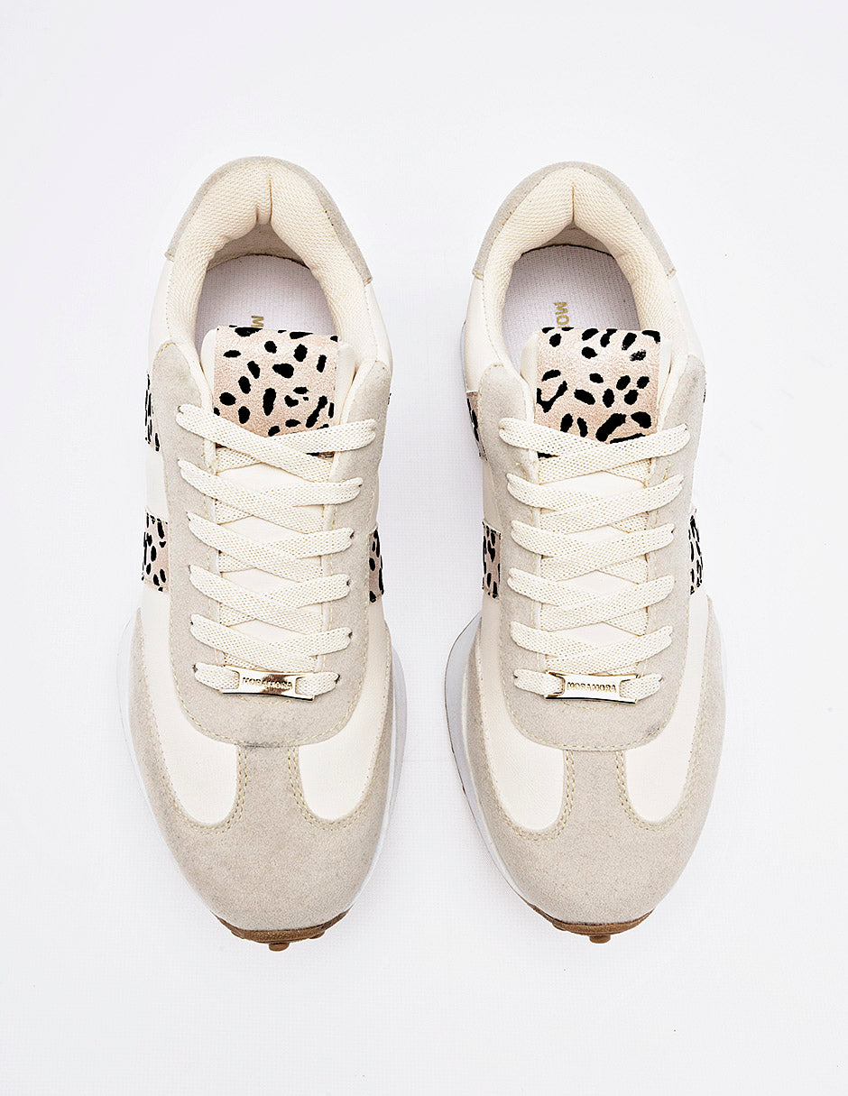 Tenis para Mujer  Marfil Ximena Moramora