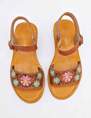 Sandalia para Niña  Beige Giovanna en Moramora