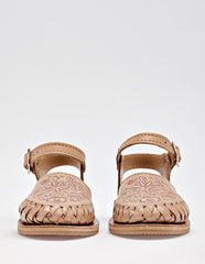 Sandalia artesanal para Preescolar Niña  Beige Margaret en Moramora 
