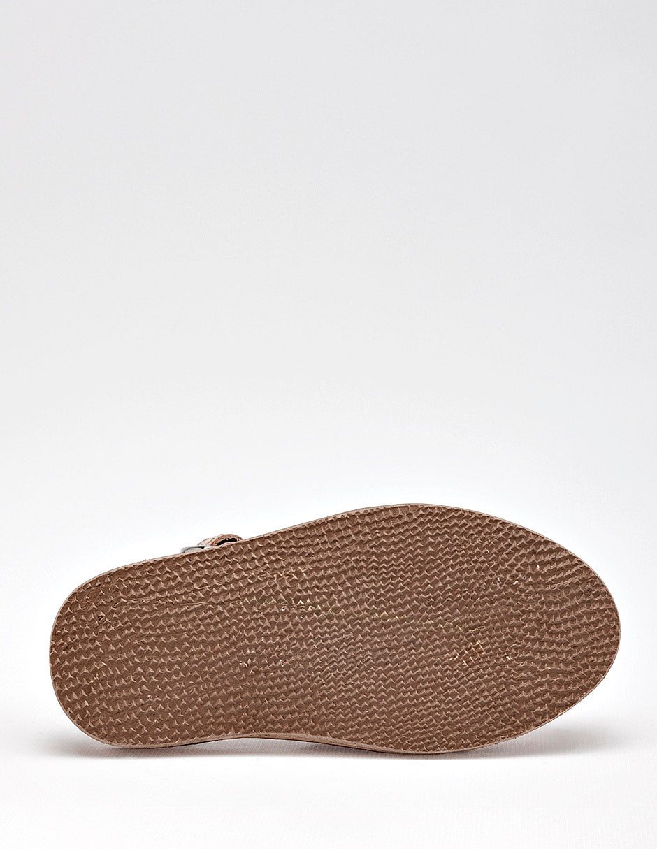 Sandalia artesanal para Preescolar Niña  Beige Margaret en Moramora