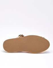 Sandalia artesanal para Niña  Beige Margaret en Moramora