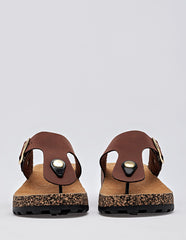 Sandalia cuña para Mujer  Camel Amal