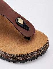 Sandalia cuña para Mujer  Camel Amal