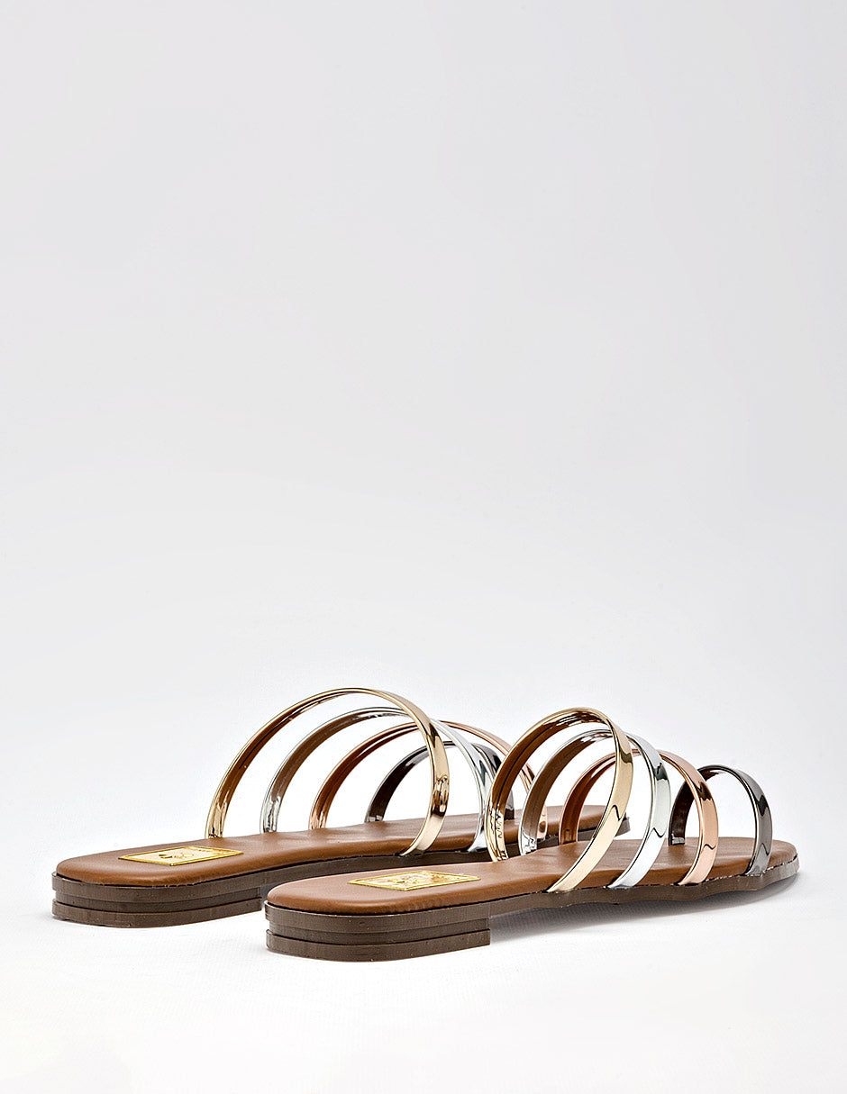 Sandalia piso para Mujer  Multicolor Valentina en Moramora