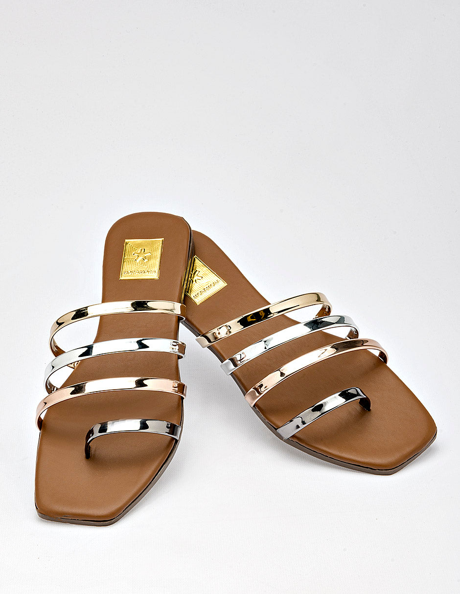 Sandalia piso para Mujer  Multicolor Valentina en Moramora