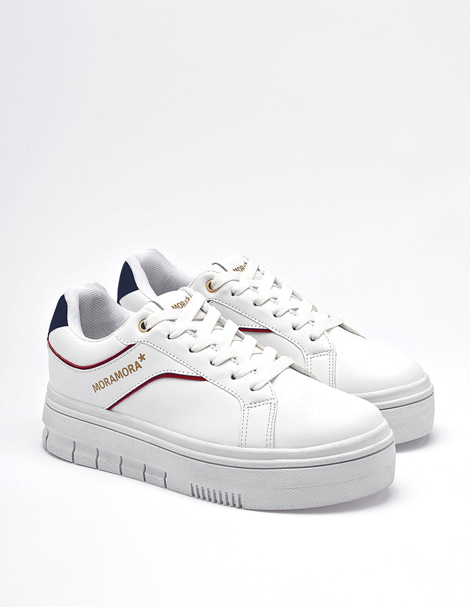 Tenis para Mujer  Blanco Pandora en Moramora