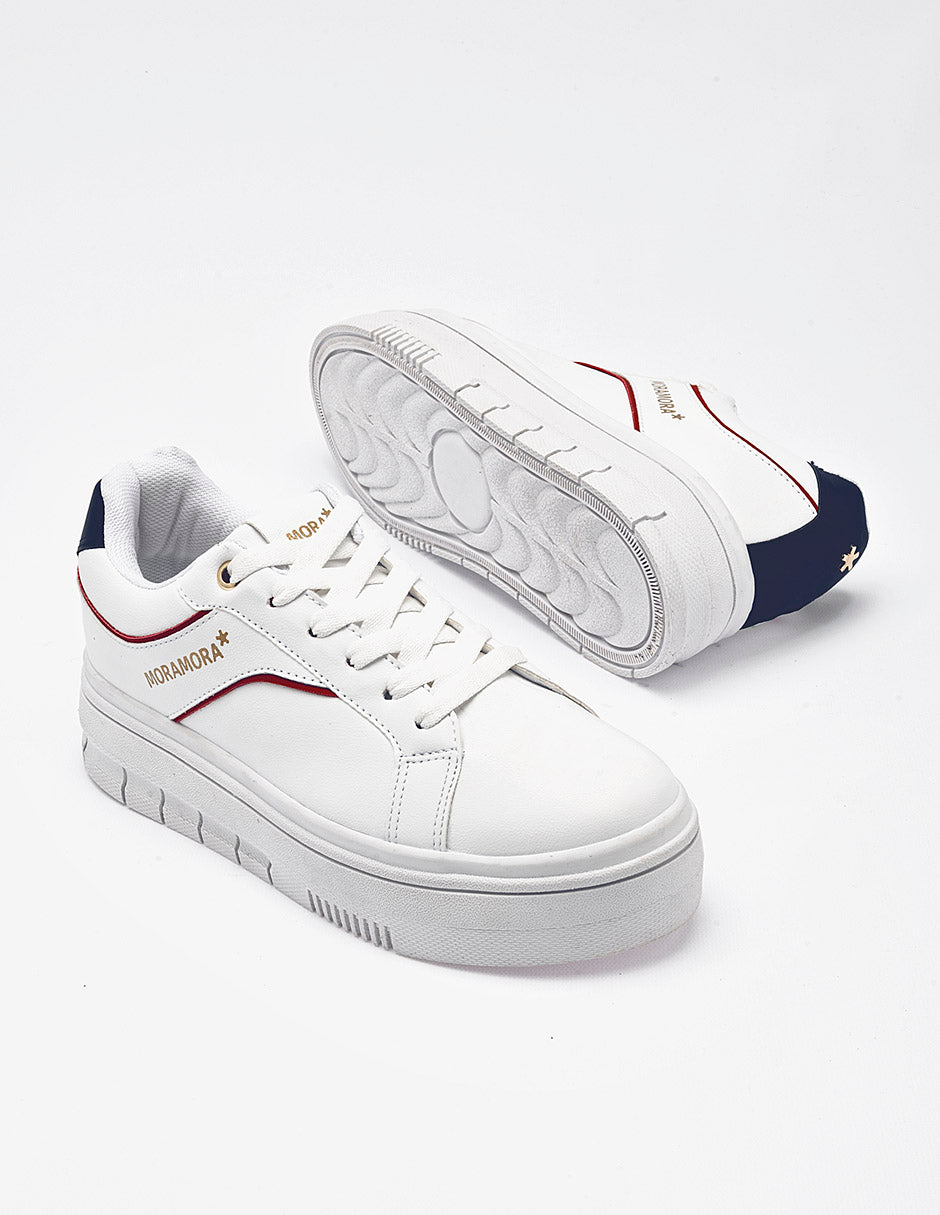 Tenis para Mujer  Blanco Pandora en Moramora
