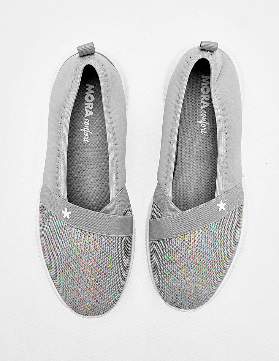Tenis para Mujer Gris Esmeralda en Moramora