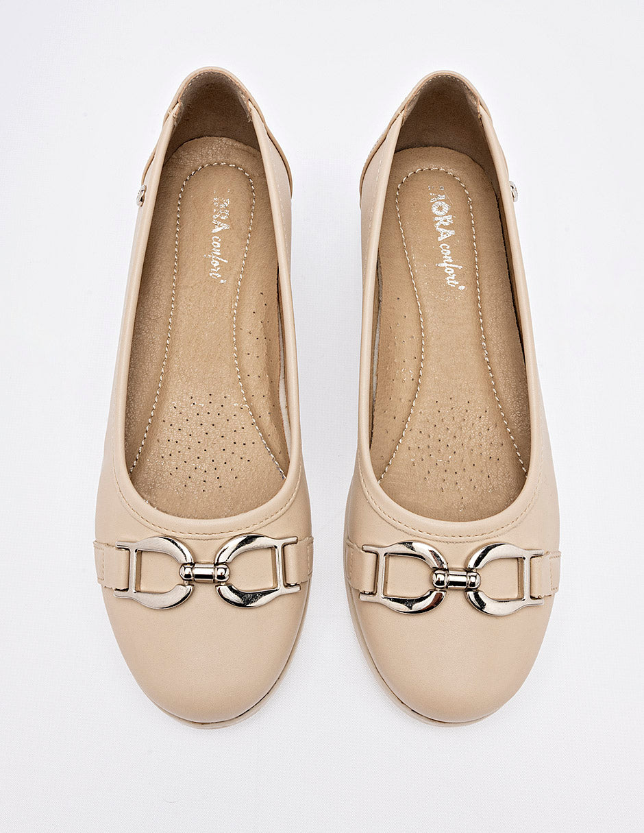 Zapato casual para Mujer Beige Chelsea en Moramora
