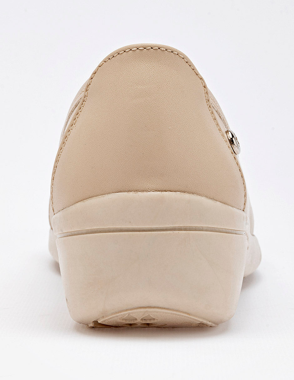 Zapato casual para Mujer Beige Chelsea en Moramora