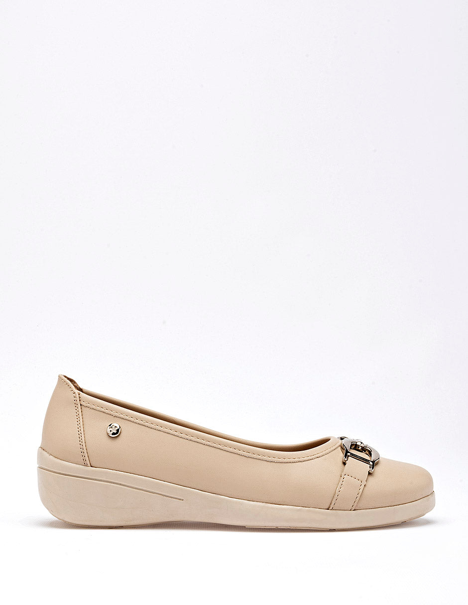 Zapato casual para Mujer Beige Chelsea en Moramora