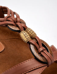 Sandalia artesanal piel para Mujer  cod. 140643