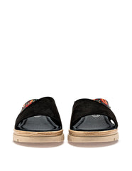 Sandalia cuña para Mujer  Negro Priscila