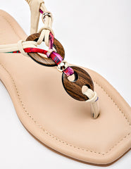 Sandalia piso para Mujer  Beige Georgina