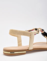 Sandalia piso para Mujer  Beige Georgina