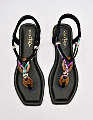 Sandalia piso para Mujer  Negro Georgina