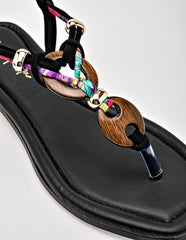 Sandalia piso para Mujer  Negro Georgina