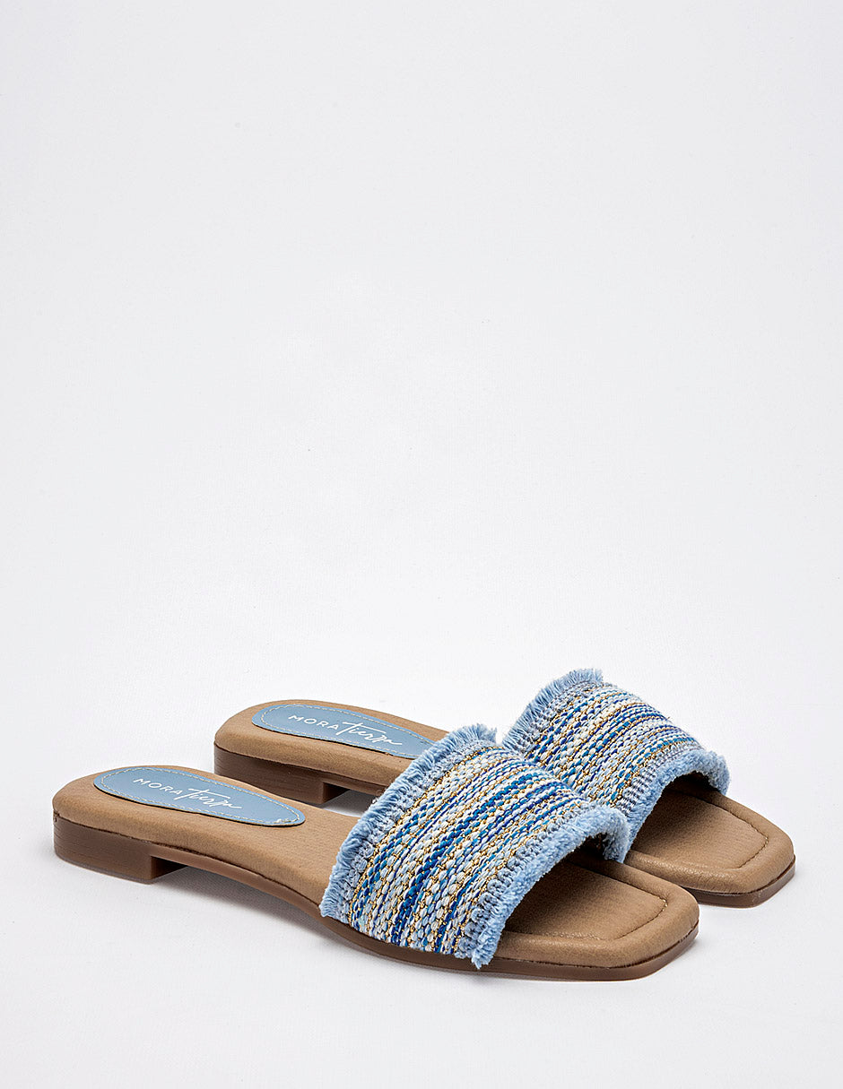 Sandalia piso para Mujer  Azul Meredith