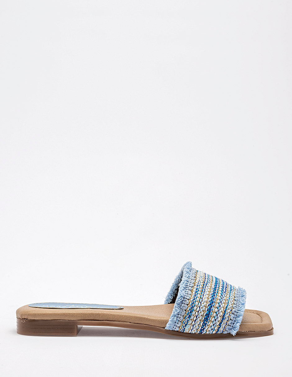 Sandalia piso para Mujer  Azul Meredith