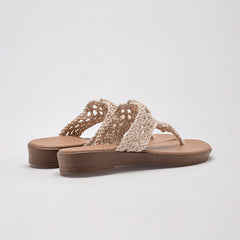 Sandalia piso para Mujer Marfil Primrose