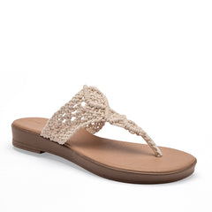 Sandalia piso para Mujer  Marfil Primrose Mora Tierra