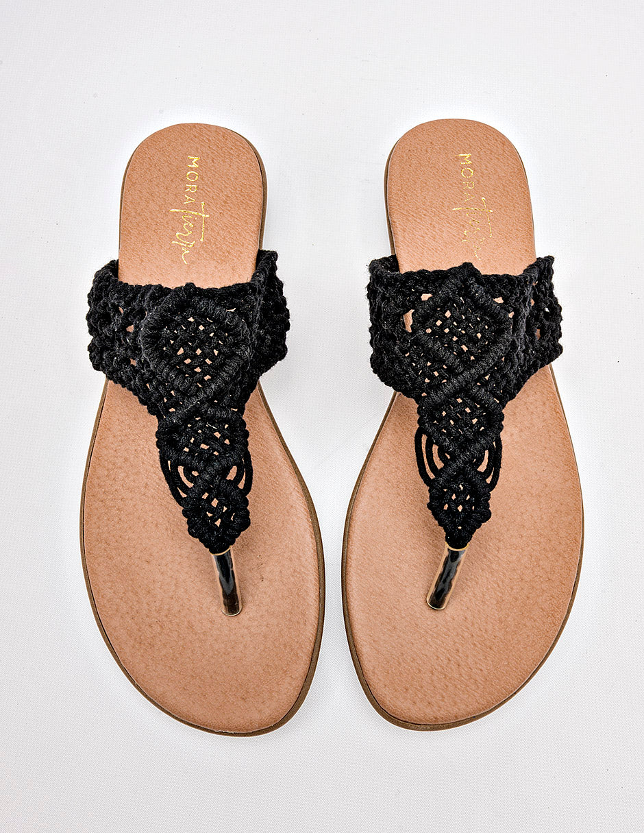 Sandalia cuña para Mujer  Negro Primrose