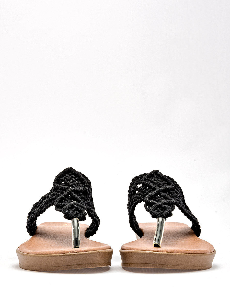 Sandalia cuña para Mujer  Negro Primrose