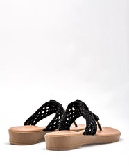 Sandalia cuña para Mujer  Negro Primrose