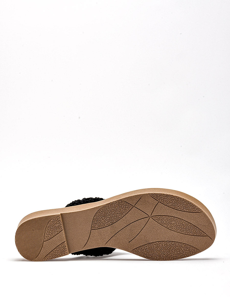 Sandalia cuña para Mujer  Negro Primrose